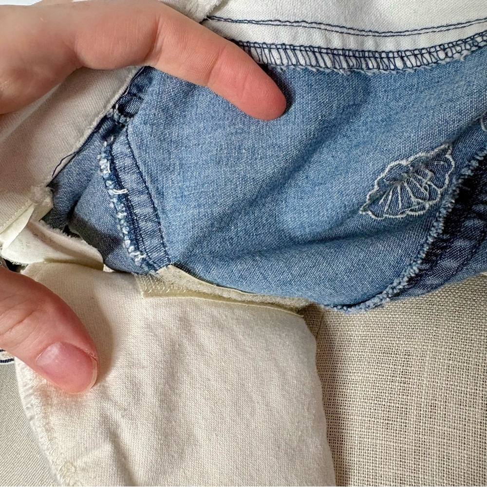 Wrangler Western Wear for Women Embroidered Denim Western Button Down Vintage - Picture 8 of 9